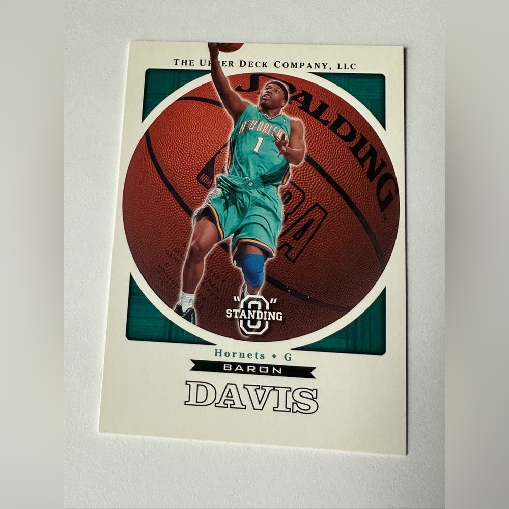 Baron Davis Hornets Basketball Trading Card - Teal